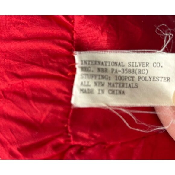 Vtg International Silver Co Nylon Parachute Santa Plush Decor Christmas - Picture 10 of 10